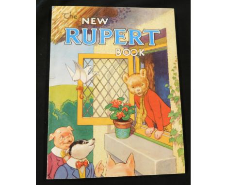 THE NEW RUPERT BOOK, [1946], annual, price unclipped, inscription on "This book belongs to" page, 4to, original pictorial wra