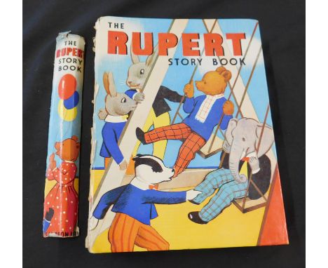 MARY TOURTEL: THE RUPERT STORY BOOK, London, Samson, Lowe, Marston &amp; Co, [1938], contemporary ink inscription on "Book be