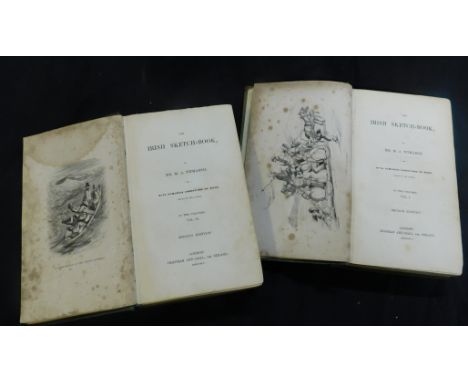 WILLIAM MAKEPEACE THACKERAY "M A TITMARSH": THE IRISH SKETCH-BOOK, London ,Chapman &amp; Hall, 1845, 2nd edition, 2 vols, eng