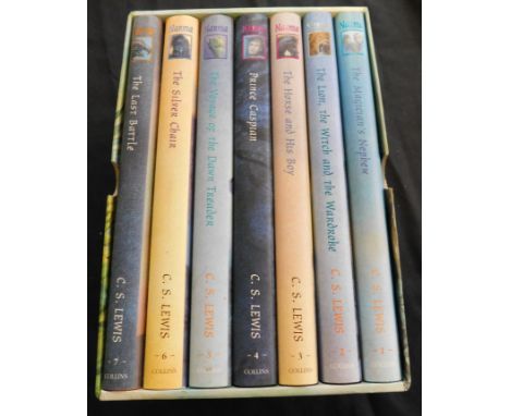 CLIVE STAPLES LEWIS: THE CHRONICLES OF NARNIA, London, 1997, 7 vols, boxed set, original cloth, d/ws, original pictorial book