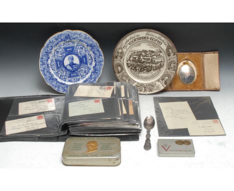 Postcards and Postal History - South Africa - an album of post cards and letters, including real photographic Cape Province, 