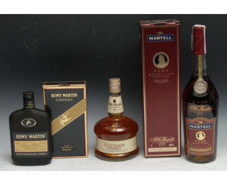 Rémy Martin Champagne Cognac, 35cl, 40%, labels good, level within neck, seal intact, boxed en suite, (1); Martell V.S.O.P. M