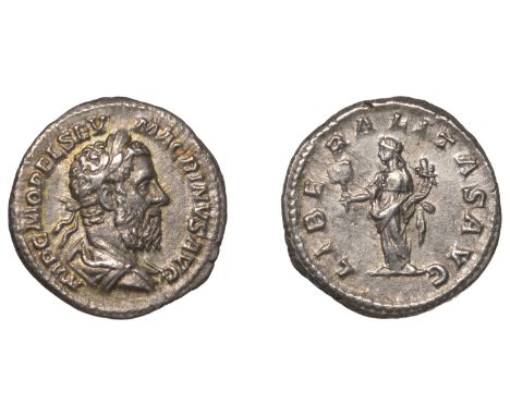 Roman Imperial Coinage, Macrinus, Denarius, 218, laureate, draped and cuirassed bust right, rev. Liberalitas standing left, h