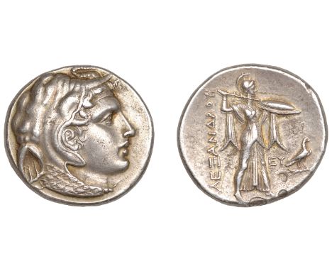 Greek Coinages, PTOLEMAIC KINGS OF EGYPT, Ptolemy I (as Satrap of Egypt), Tetradrachm, 311/10, head of the deified Alexander 