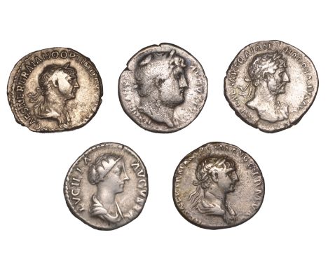 Roman Imperial Coinage, Trajan, Denarii (2), 112-14, rev. nude Genius standing left, 3.06g (RIC 276; RSC 398a); 114-7, rev. P
