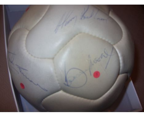 West Ham 67/68 Signed Football Including Moore: Rare item as it was unusual to sign footballs in those days and this is 100% 