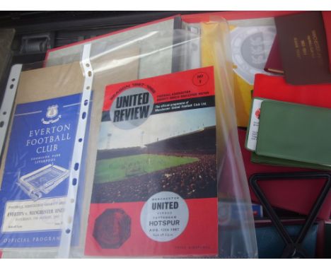 Manchester United Charity Shield Football Programmes: Includes 63 67 and 14 more from 1977 onwards. Excellent. (16) C/W 18 Ma