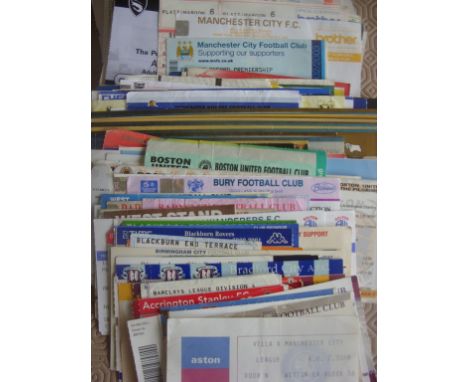 Football Ticket Collection: 80s onwards from all four divisions in both league and cup. (230)
