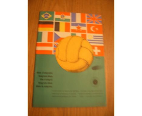 1954 Football World Cup Tournament Guide: Rare item described as an autograph album as it depicts every players photo from ev