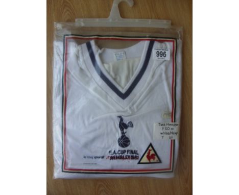 Tottenham Bagged Original Le Coq Home FA Cup Final Football Shirt 1981: Unworn shirt size youth. Not to be confused with the 