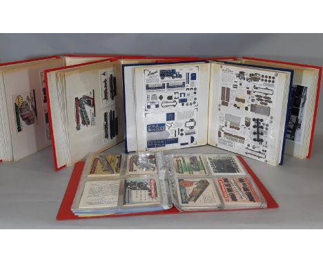A large collection of vintage Micromodels card kits including approx 42 packs of aircraft, locomotives, cars, cranes, buildin