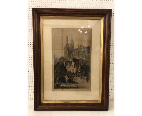 Axel Herman Haig (1835-1921) - 'Châtres' Late 19th century etching, signed and titled in pencil below, dated 1879 verso, 72 x