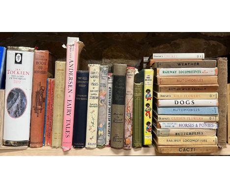 Collection of children's books to include JRR Tolkien, Lord of the Rings, illustrated by Allan Lee, Enid Blyton, Robert Louis