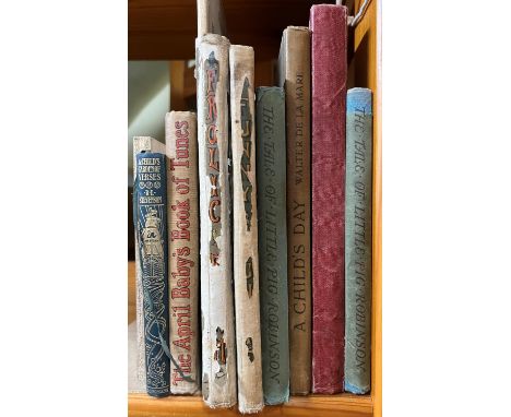Vintage children's books to include Funny Bunny's and Frolic Farm, both illustrated by N Parker, The Tale of Little Pig Robin