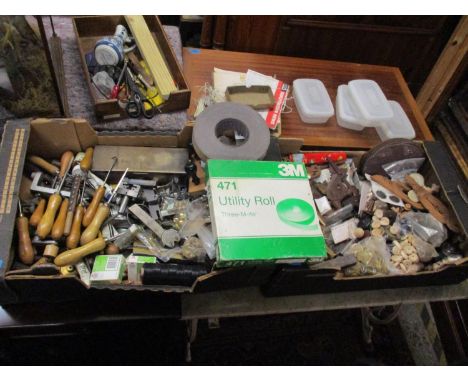 A quantity of clock parts and toolsLocation: G 