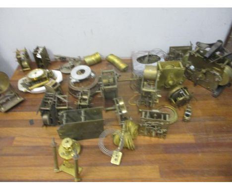 Mainly clock parts to include two Fusse movements 
