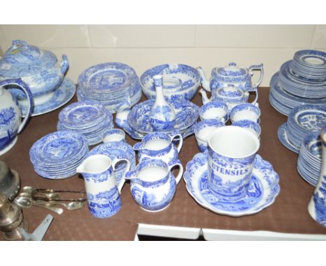 A quantity of Spode "Italian" design tea and dinnerware