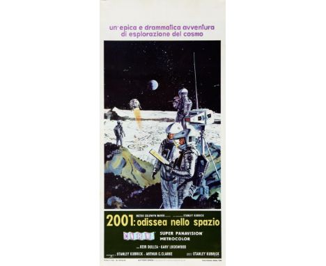 First Italian edition of the playbill published in 1968 by Rotolito for the promotion of the Kubrick's famous masterpiece, wh
