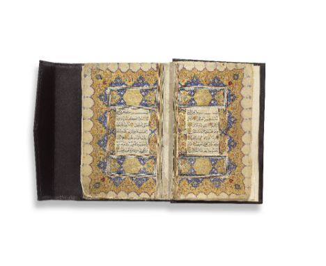 An illuminated Qur'an Ottoman Turkey, 17th/early 18th CenturyArabic manuscript on paper, 271 leaves, 12 lines to the page wri