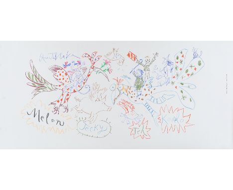 Sir Quentin Blake OBE,&nbsp;British b.1932 -&nbsp;The Big Draw, 2006;&nbsp;oil pastel and charcoal on paper, signed, titled a