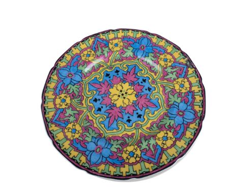 Stunning collection of bold-colored plates from the 1920's. Includes a plate from the Leaves &amp; Berries series, as well as