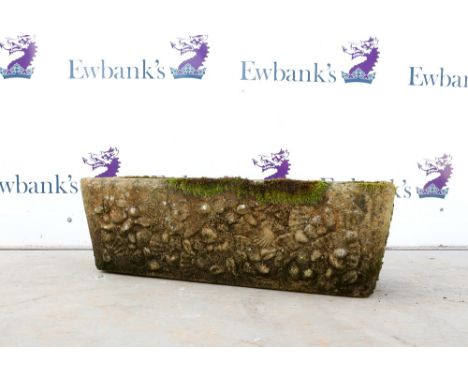 Reconstituted stone trough and planter