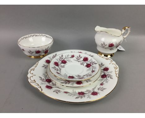 PARAGON 'FASCINATION' PATTERN TEA WARE, including sandwich plate, 6 side plates, 5 saucers, cream and sugar, along with other