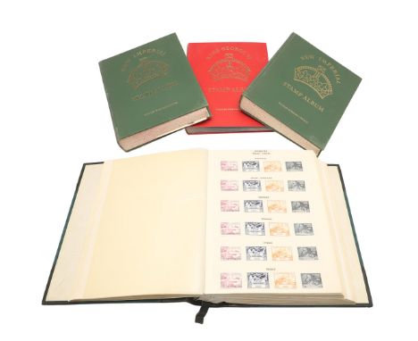 NEW IMPERIAL STAMP ALBUMS - BRITISH COMMONWEALTH. Two New Imperial Stamp albums with 19thc and 20thc World content, including