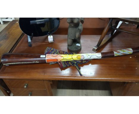 ABORIGINAL DIDGERIDOO WITH COVER