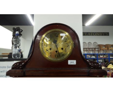MANTLE CLOCK ( CONVERTED TO BATTERY OPERATED )