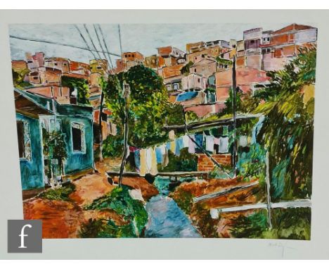 BOB DYLAN (AMERICAN, BORN 1941) - 'The Brazil Series', the set of three giclee prints comprising Favela Villa Broncos, Boxing