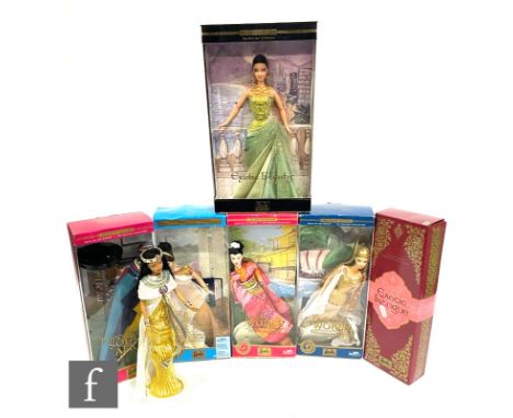 A collection of Mattel Barbie collectors dolls, comprising Dolls of the World Princess of Ancient Greece, Dolls of the World 