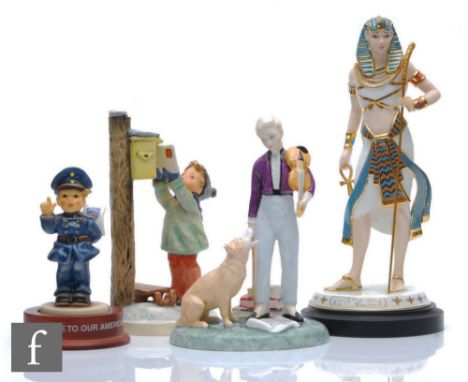 A Wedgwood limited edition figure of Tutankhamun - The Boy King, the first figurine in the Legends of the Nile collection num