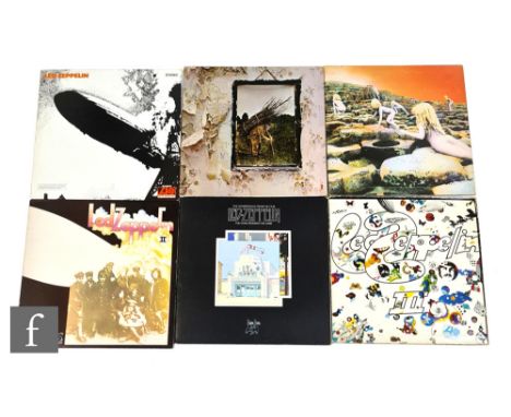 Led Zeppelin - A collection of LPs, to include Led Zeppelin, SD 8216, Led Zeppelin II, K 40037, Led Zeppelin III, Greek press