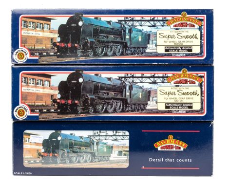 3 Bachmann OO Lord Nelson class (ex SR) 4-6-0 tender locomotives. Lord Anson 30861 (31-403), Lord Nelson 30850 (31-406) both 