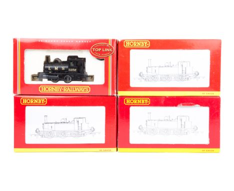 4 Hornby Railways tank locomotives. 3x 0-6-0 Terrier – 2 LBSCR Brighton Works 32635 (R2406) and Waddon 54 (R2177), both in Im