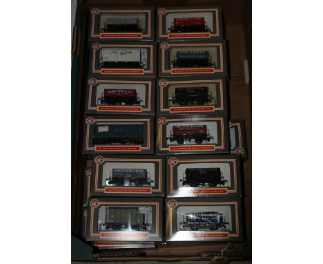 24 Dapol Model Railways Freight Wagons. 2x utility vans, SR & BR. Hopper wagon, Sheepbridge. An Insul Fish Van, 3x covered va