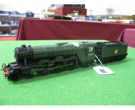 Hornby "OO"/4mm Ref 2536 Class A3 4-6-2 Steam Locomotive and Eight Wheel Tender, BR green, "ST Gatien", R/No. 60073, DCC read