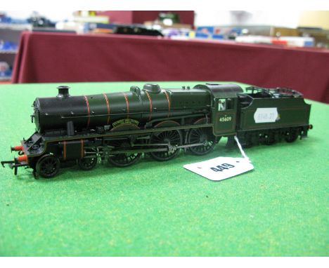 Bachmann "OO"/4mm Ref 31-176Y Class 5XP Jubilee 4-6-0 Steam Locomotive and Six Wheel Tender, BR green, "Gilbert and Ellice Is