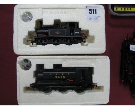 Two Hornby "OO Gauge/4mm 0-6-0 Tank Steam Locomotives, Ref R2400 Class J52 LNER black R/No 3975 (very good), plus Ref R21654 