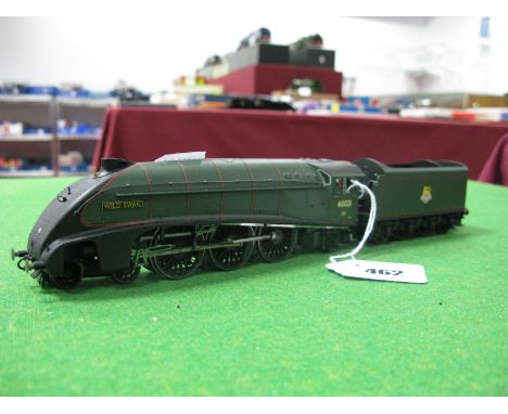 Hornby "OO" Gauge/4mm Class 4-6-2 Steam Locomotive and Eight Wheel Tender, BR green "Wild Swan", R/No. 60021, DCC ready, very