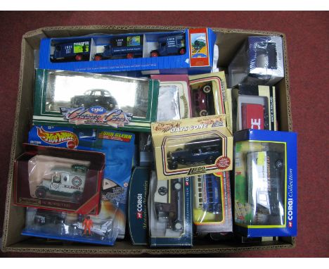 A Quantity of Diecast Model Vehicles, by Matchbox, Welly, Lledo, Corgi and other including Corgi #98130 Ford Cortina Lotus, A