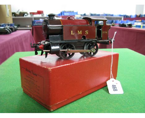 Hornby "O" Gauge/7mm Clockwork Type 101 0-4-0 Tank Steam Locomotive, L.M.S maroon, R/No 2270, boxed, excellent condition, min