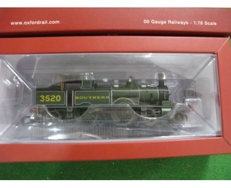 Oxford Rail "OO" Gauge/4mm Ref OR76AR006 4-4-2 Tank Steam Locomotive - Adams Southern Green, R/No. 3520, excellent boxed cond