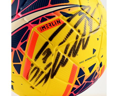 Cristiano Ronaldo Signed Official Match Ball from Sampdoria v Juventus (2019)From the match where Cristiano Ronaldo scored wi