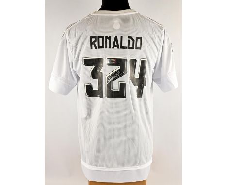Cristiano Ronaldo Signed Shirt Real Madrid, in presentation box along with Icons.com Certificate of Authenticity. 