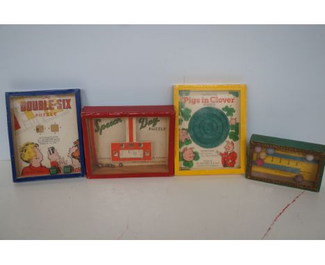 The R J series of popular puzzles vintage games x4