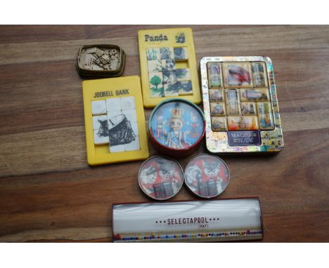 Collection of vintage puzzle games 