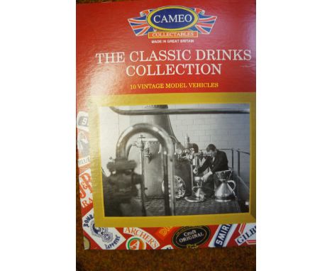Cameo collectables The classic drinks collection 10 x vintage model vehicles 