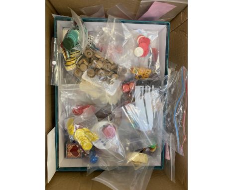 Very large collection vintage gaming chips, tokens, dice &amp; others 